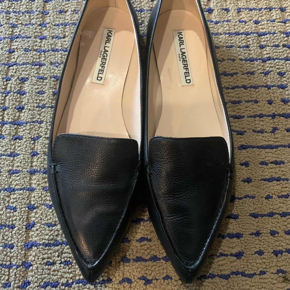 Karl Lagerfeld black Ballerina